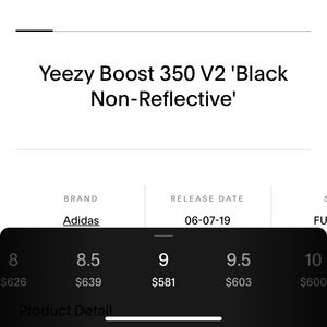 Yeezy 350 v2 Black Non Reflective